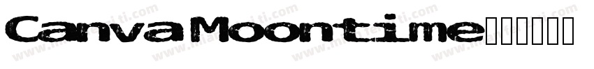 Canva Moontime字体转换